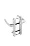 Door Handle White for Pvc Wc Kitchen Bathroom Pimapen Door Two-Way Adjustable - 2