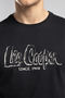 Black Men's Regular Fit T-Shirt 262 Lcm 242005 Drawos Black - 4