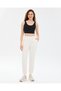W Essential Jogger Sweatpant Women's White Sweatpants S2610002-3855 - 4