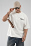 Tren Biz Peace Detailed Double Face Oversize T-Shirt - 2