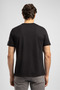 Black Men's Regular Fit T-Shirt 262 Lcm 242005 Drawos Black - 3