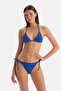 Sax Mavisi Üçgen Bikini Üst - 4