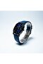 FAISTAR Azure Classic Men’s Watch Blue Dial Leather Strap Stainless Steel Case Date Display Analog - 3