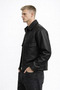 Zra Model New Season Half Oversize Four Seasons Viral Men's Leather Jacket Coat - 2