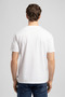 Londonlogo Men's Regular Fit 100% Cotton Printed Crew Neck T-Shirt White - 3