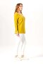 Long Sleeve Nirvana V-Neck Embroidered Summer Muslin Blouse Oil Green Ygysl - 4