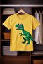 Unisex Kids Yellow Dinosaur T-Shirt - 3
