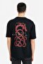 100% Cotton Vikings Valhalla Boxy Fit Crew Neck Printed Short Sleeve T-Shirt F8172Ax26Sp - 5