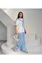 Shawl Collar Garnished Model Fabric Women's Tracksuit Set - 5