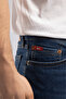 Harry Men's Straight Regular Cut Regular Waist Straight Leg Jean Trousers Blue - 5
