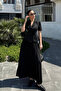 Black Pleated Skirt Short Sleeve Blazer Jacket Suit