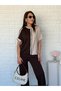 Off-Shoulder Modal Suit Brown - 2