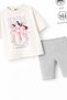 Girl's Full-Fit Top Oversize Bottom Leggings Hun Design93 Top and Bottom Set - 3