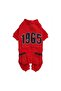 Bnt-R2502 Dog Outfit Romper Red - 3
