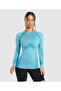 Gymshark Long Sleeve Bodysuit Turquoise