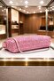 Women's Candy Pink Sparkling Mesh Knitted Chain Hand and Shoulder Bag - 2