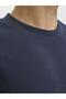 Men's Navy Blue Jprblaleo Ss Structure Tee Styd Aw25 T-Shirt 12294823-Nightsky - 6