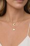 Women's Necklace Star Moon 2 Li Mother's Day Birthday Friend Valentine's Day Gift Jewelry White Color - 4