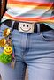 Sports Unisex Belt Smiling Face Belt for Jeans and Canvas, Women's Belt, Men's Belt - 4
