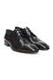 Black Color Lace-Up Genuine Leather Leather Sole Men's Shoes