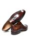 Brown Laceless Genuine Leather Leather Sole Men's Shoes - 2