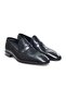 Black Color Laceless Genuine Leather Men's Shoes