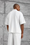 Men's T-Shirt Oysho Fabric Polo Yala White Oversize Polo Collar - 3