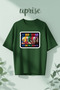 Tatakai Shinzou Wo Sasageyo Attack on Titan Printed Cotton Oversize T-Shirt