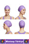 # Swimming Set Adjustable Waterproof Anti-Fog Swimming Goggles Large Size Silicone Swimming Cap Double Set - 2
