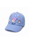 Blue Kuromi Girl's Hat 3D Rotating Wind Rose Adjustable Summer Sunscreen Sports Hat 2-8 Years Old - 2
