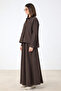 Reflective Skirt Set Brown