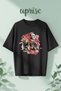 Ataturk 23 April National Sovereignty and Children's Day Printed Cotton Oversize T-Shirt