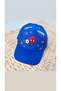 Blue Spider Boys' Hat Patterned 3D Rotating Weather Vane Adjustable Summer Sports Hat 2-8 Years - 3