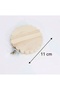 Trendme Natural Wooden Figured Bird Perch Set - 3-Piece Decorative Resting Platform - 4