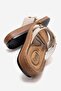 Women's Cross-Strapped Accessory Slippers Beige - 4