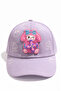 Purple Lilac My Melody Girl's Hat Adjustable Lucky Pattern 3D Rotating Wind Rose Summer Hat 2-8 Years Old - 3