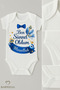 Circumcision Outfit Baby Boy Bodysuit 100% Cotton – I Am Circumcised Mashallah Printed Bodysuit – Short Sleeve Bodysuit - 4