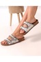 Women's Double Buckle Sea Stone Beach Pool Daily Slippers - 2
