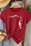 Cat Printed Women's Cotton T-shirt