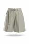 Khaki Belted Tensel City Length Shorts 16941