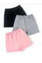 Summer girls' 3-pack: printed black, grey, and pink - 2