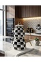 Luxury Enamel Teapot Set - White Nostalgic Design with Gold Detail - Induction Compatible Large Size
