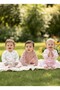3-Piece Baby Romper Set with Booties, 100% Cotton, Floral Pattern, Long Sleeve, Newborn Hospital Release - 5