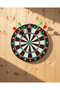 15 Inch Dart Board 4 Metal Tip Darts Arrow Durable Wooden Body