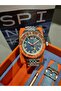 Automatic- Gmt Navy Blue Dial, Sapphire Glass, (Seiko Movement) 15 Atm Water Resistant Men's Wristwatch - 4