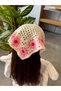 Pink Knitted Bohemian Bandana - 3
