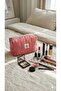 Red Checked Makeup Bag - Medium Size - 2