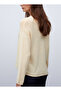Women's Oval Neck Draped Knitwear - 2