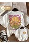 Unisex Here Comes the Sun Printed Oversized Crew Neck T-Shirt