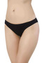 6 Pieces Super Eco Set Lycra Women's Slip Panties Black Skin - 2